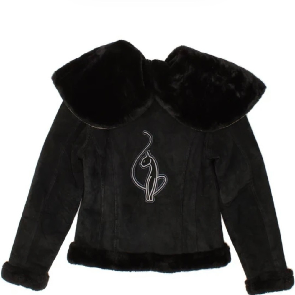 Baby Phat • Leather Jacket w/ Faux Fur